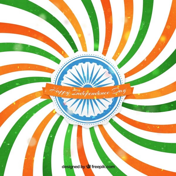 印度背景与条纹