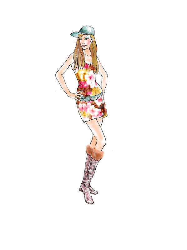 服裝設(shè)計效果圖圖片