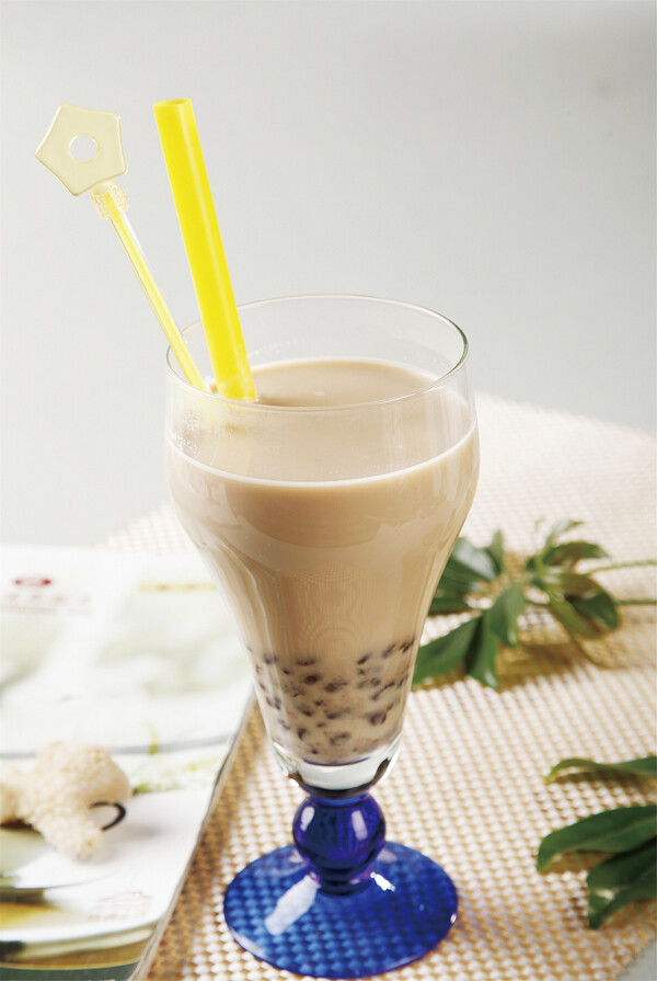 红豆奶茶