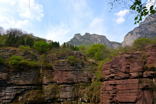 河南云台山红石峡风景