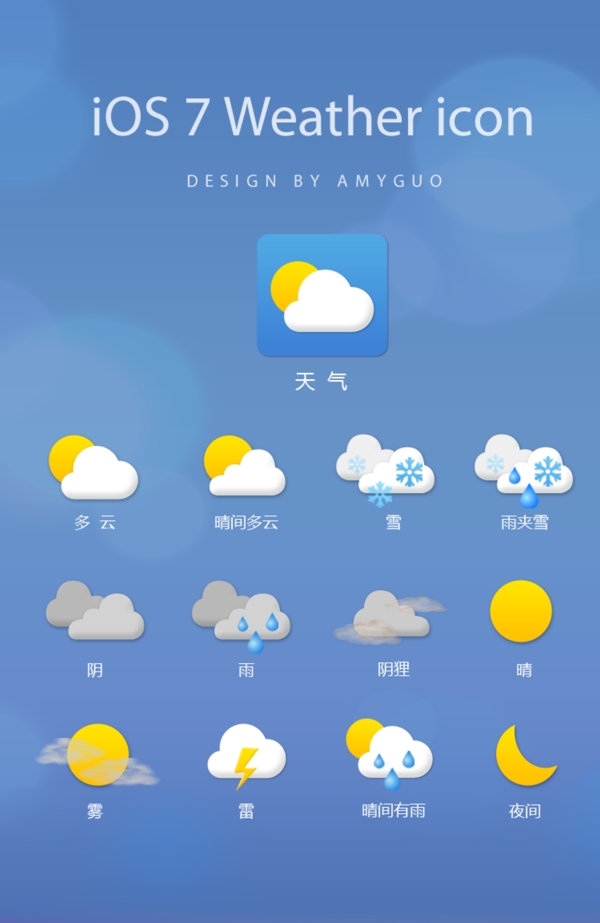 天氣圖標(biāo)