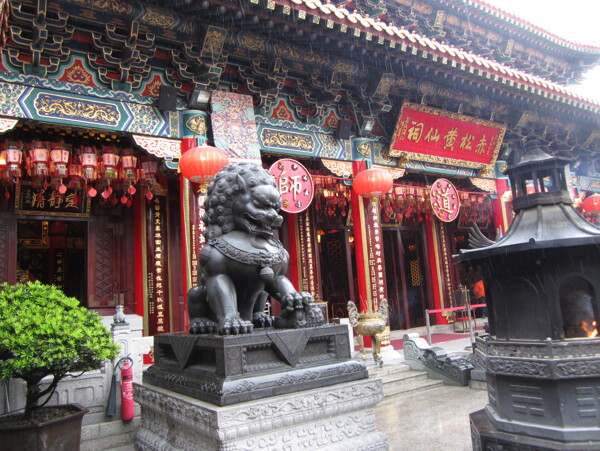 黄大仙庙香港图片