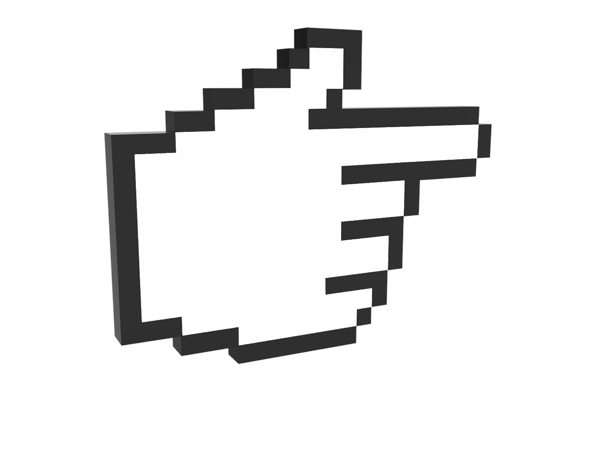 三維箭頭的手勢(shì)圖標(biāo)psd分層