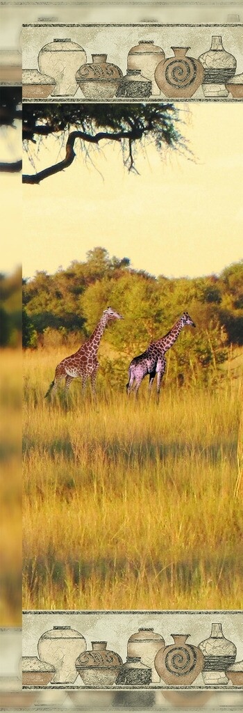 非洲草原动物无框画图片