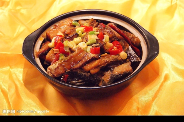 臘肉燉魚干圖片