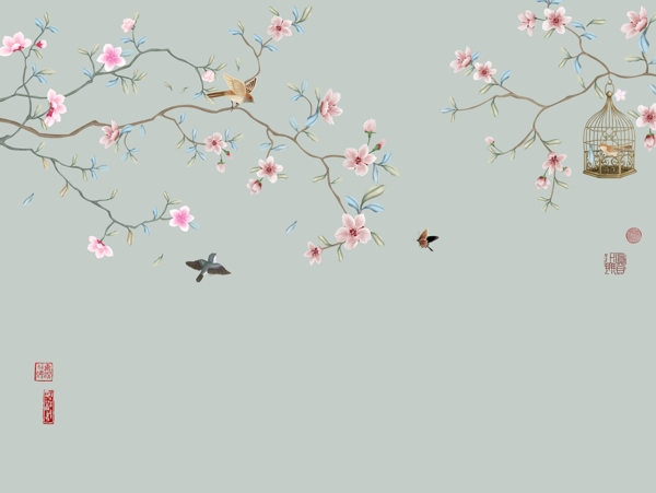 中國風(fēng)背景