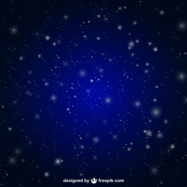 夢幻光暈藍(lán)色背景矢量圖