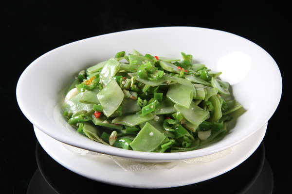 青椒炒扁豆圖片