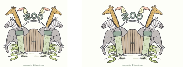 動物園的插圖