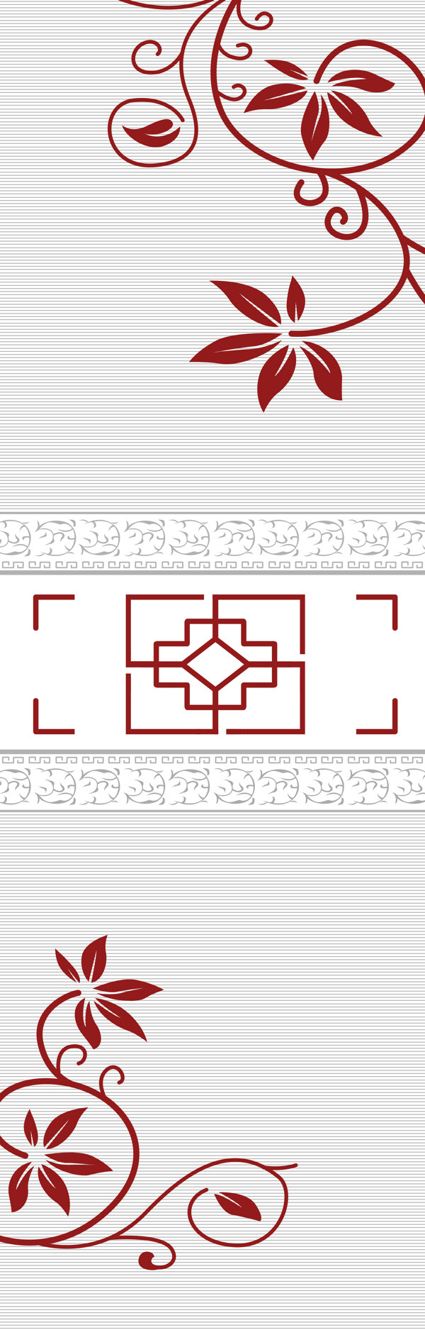 平開門時(shí)尚花紋