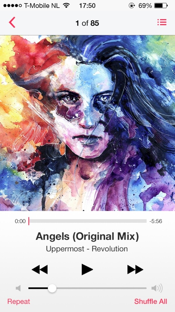 ios7音樂(lè)播放器接口