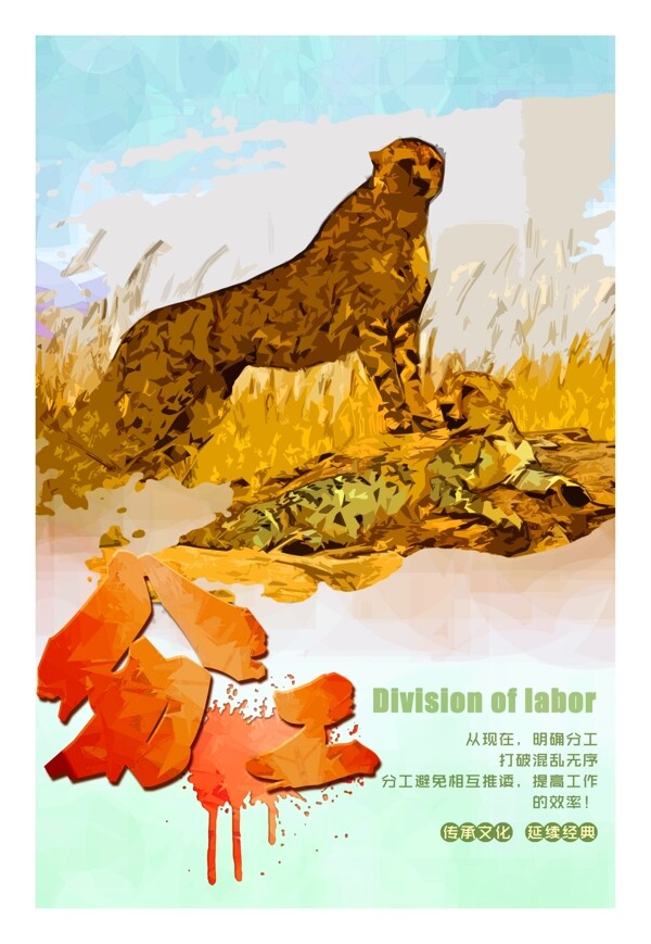 動物文化展板分工