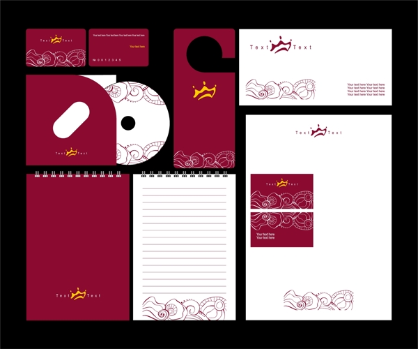 中國(guó)風(fēng)紅色企業(yè)vi
