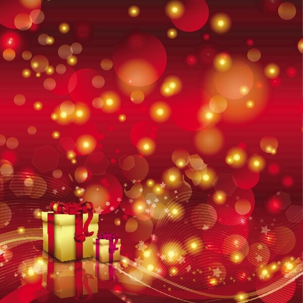 Christmaokehbackgroundwithgifts