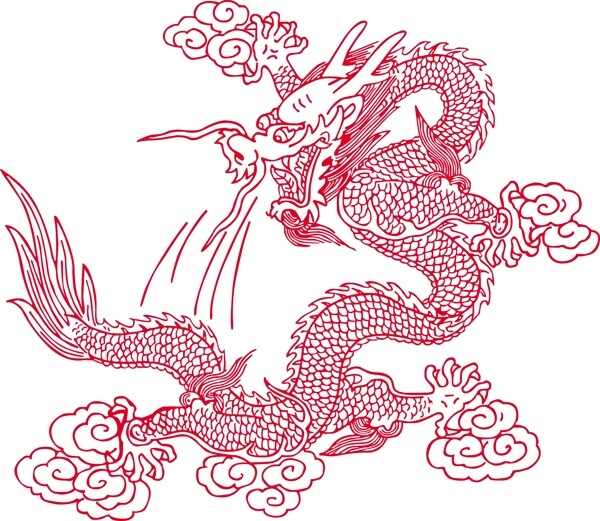 矢量龍圖片