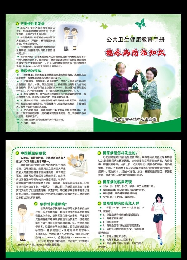糖尿病防治宣傳頁圖片