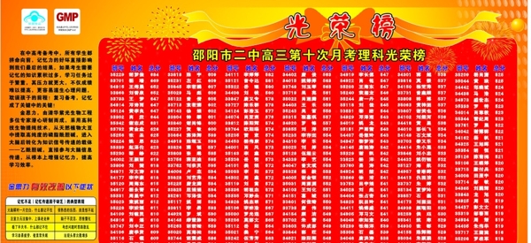 光榮榜圖片