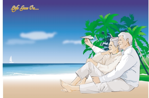 海邊的老人