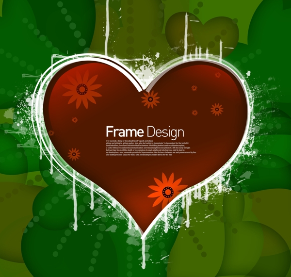全新花紋花紋底紋framedesign屏幕愛心五角星psd分層素材源文件09韓國設(shè)計元素