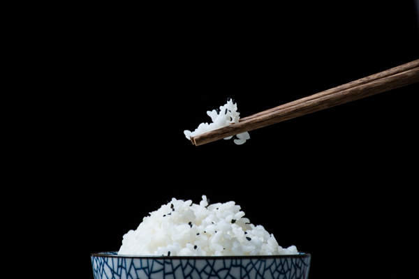 传统的大米饭