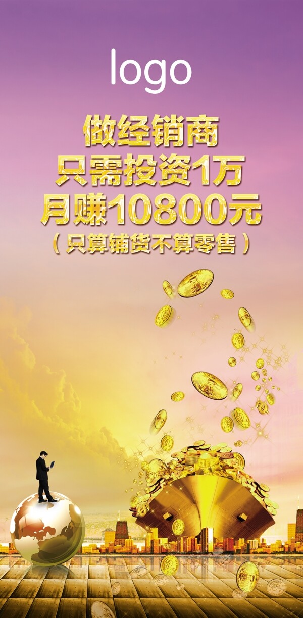 投資招商展架