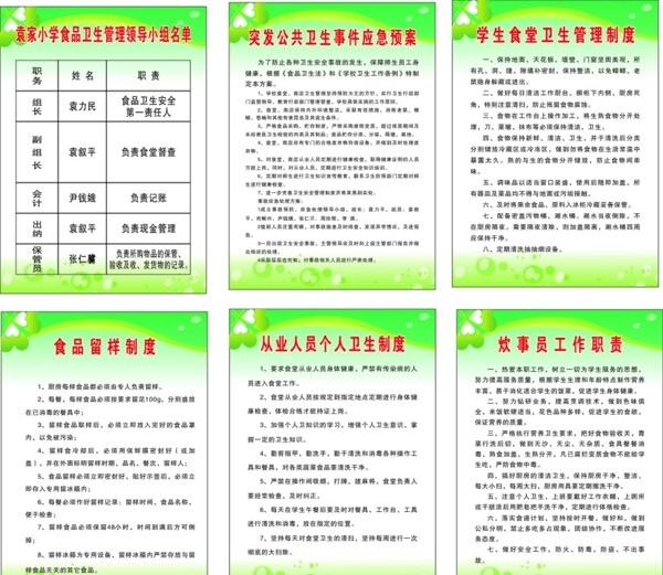 小學(xué)食堂制度牌圖片