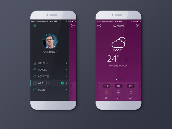 iOS7天氣應(yīng)用