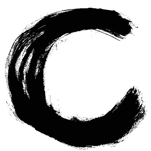 字母毛筆c