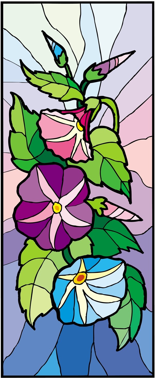 花朵花草鮮花矢量EPS格式0024