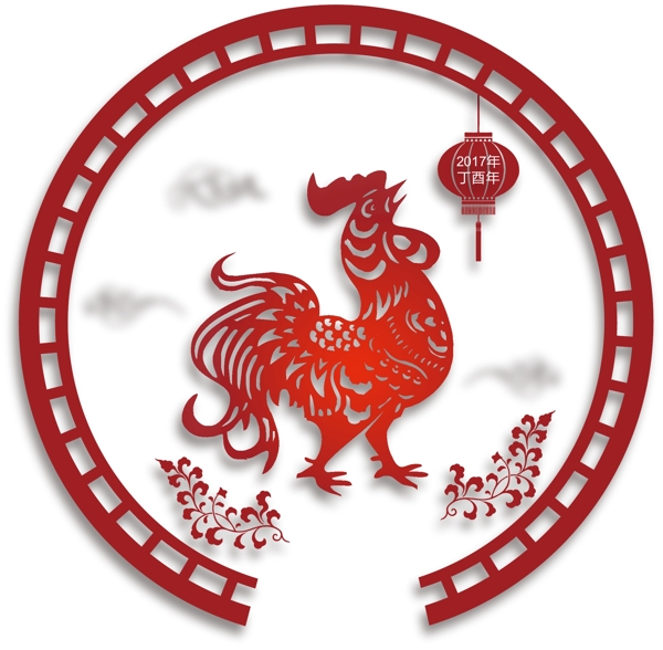 雞剪紙