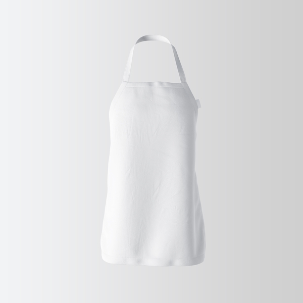 白色围裙餐饮vi样机模板