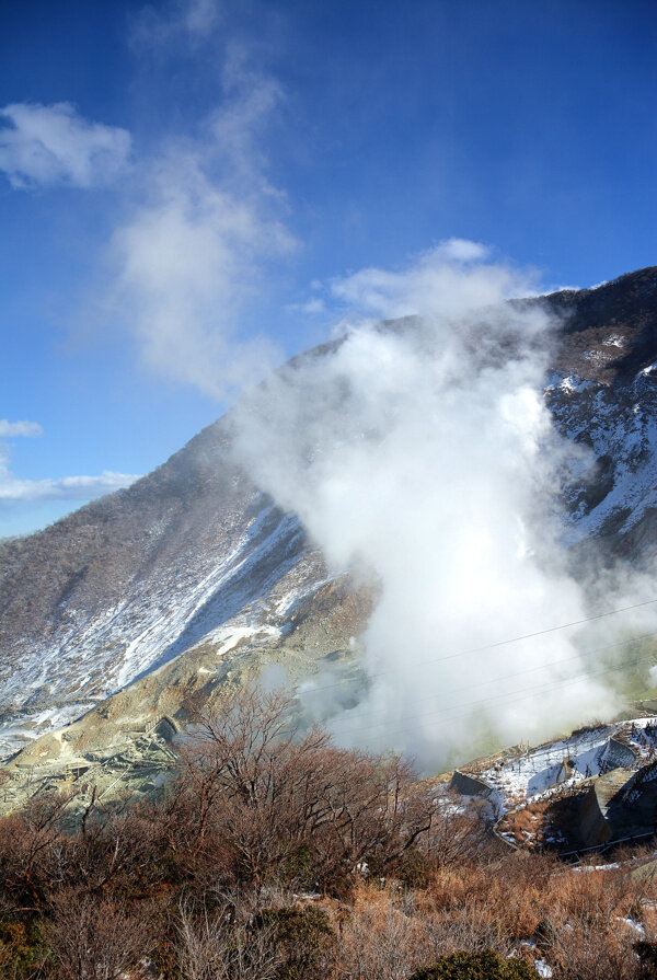 日本大涌谷火山