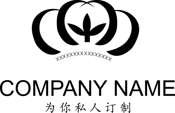 黑色服装logo