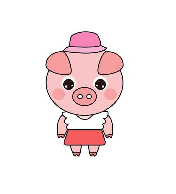 猪AI插画