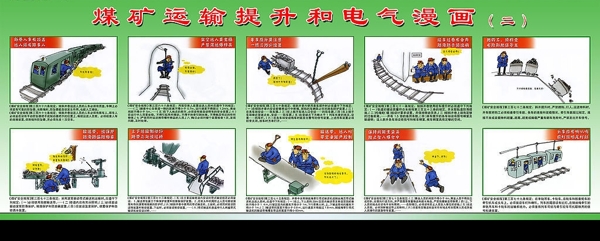 煤礦安全漫畫三2圖片