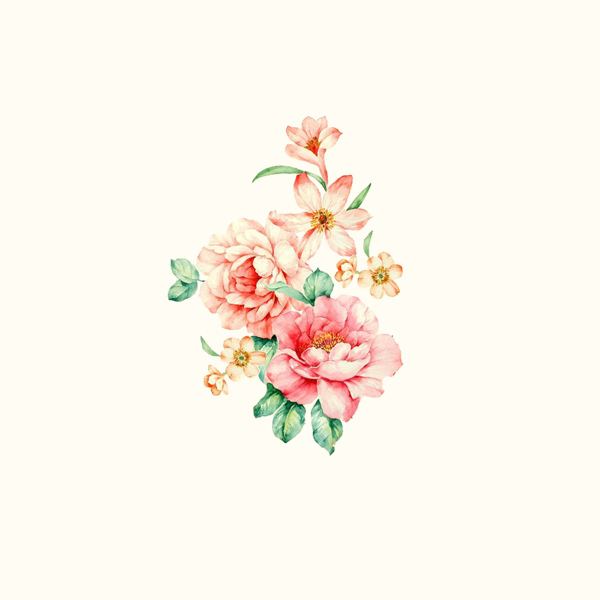 手繪花圖片