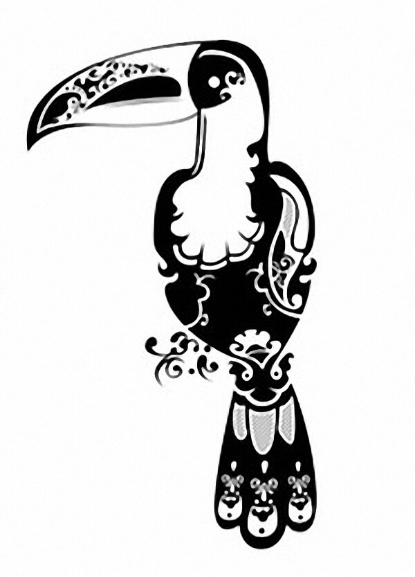 位圖成熟優(yōu)雅女裝T恤圖案動(dòng)物鳥(niǎo)類免費(fèi)素材