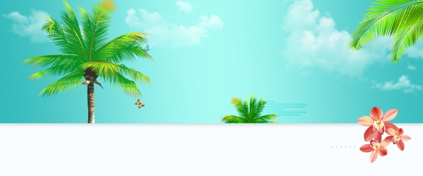 時尚簡約清新淘寶女裝海報