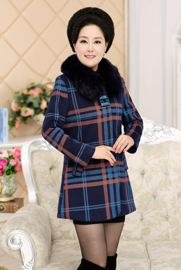 女裝媽媽裝淘寶女裝婦女裝圖片