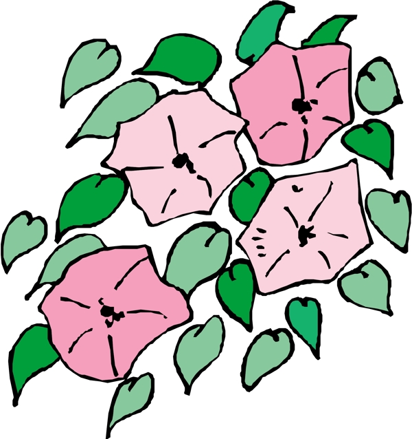 花卉植物矢量素材EPS0329