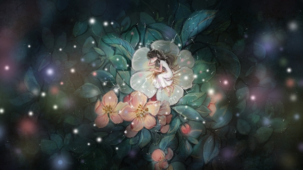原創(chuàng)治愈系插畫你好晚安