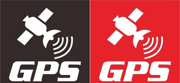 汽车摩托车GPS定位警示标识