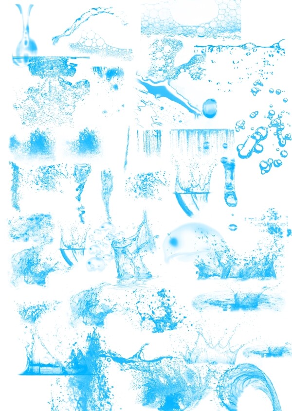 水花素材