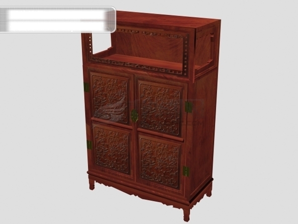 3d明清木質(zhì)柜子