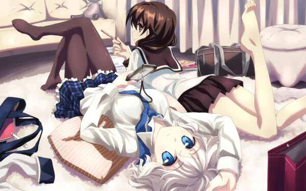 穿制服的少女
