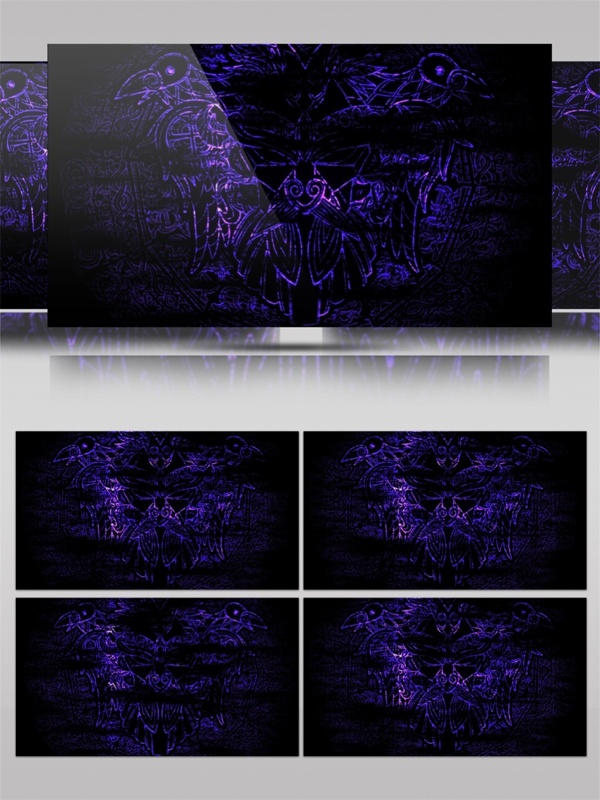 紫色星光宇宙视频素材
