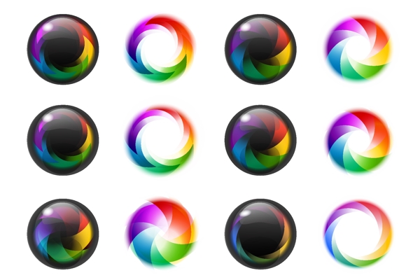 3d圓形logo圖片