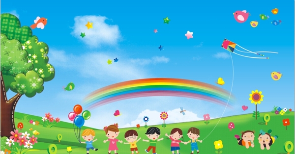 幼兒園背景圖片