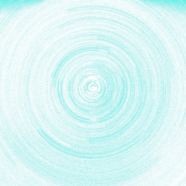 蓝绿色渐变圆环圆弧星轨元素