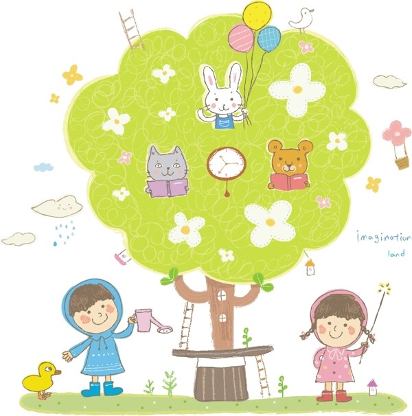 最新韓國矢量卡通素材597